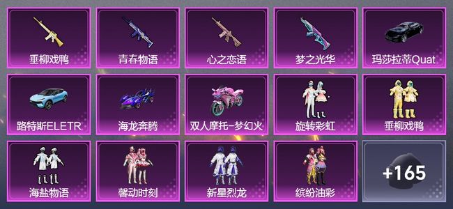 和平精英【苹果版】4载具 4升级枪 8粉装 2飞行器 88套装 43667热力 7印记