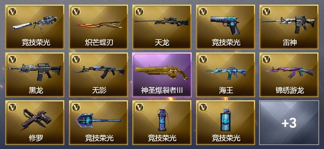 穿越火线（CF）1王者武器 28V武器 38V角色 8皮肤 可排位