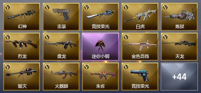 穿越火线（CF）9王者武器 3炫金武器 84V武器 20V角色 13皮肤 可排位