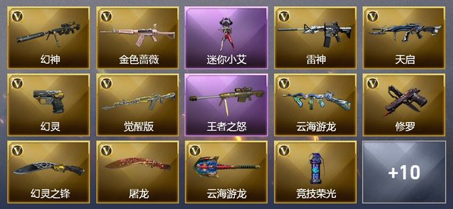 穿越火线（CF）2王者武器 28V武器 20V角色 8皮肤 可排位