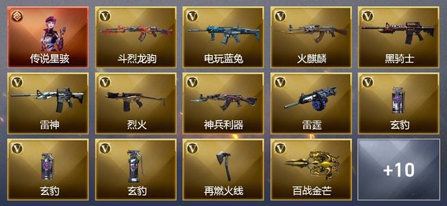 穿越火线（CF）1传说角色 0传说武器 1王者武器 0炫金武器 20V武器 14V角色 9皮肤 可排位 无