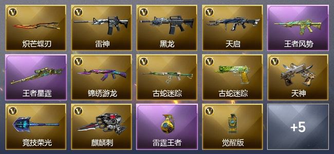 穿越火线（CF）0传说角色 0传说武器 6王者武器 0炫金武器 16V武器 16V角色 3皮肤 可排位 无