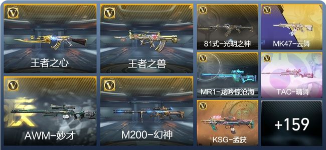 穿越火线：枪战王者V5 6王者武器 168英雄武器 5英雄角色 330万化 枪圣S