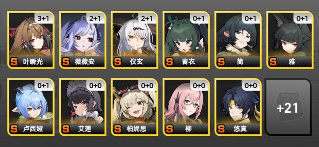 绝区零52黄 36角色黄 20S角色 16S音擎 19S邦布 男主 60