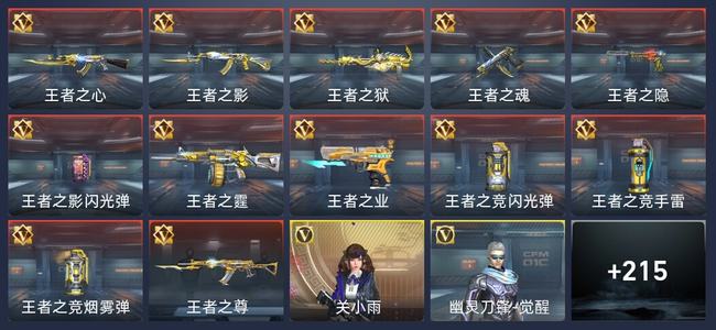 穿越火线：枪战王者V6 12王者 223英雄武器 7英雄角色 353万化 新锐