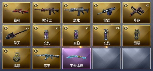 穿越火线（CF）1王者武器 22V武器 4皮肤 可排位 枪王