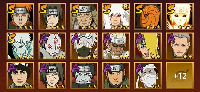 火影忍者V9 7S忍 22A忍 84忍 779S碎片 14通灵 300W战力 前1000名 暗部