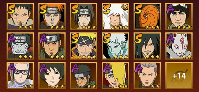 火影忍者V9 8S忍 23A忍 111忍 1132S碎片 15通灵 300W战力 上忍