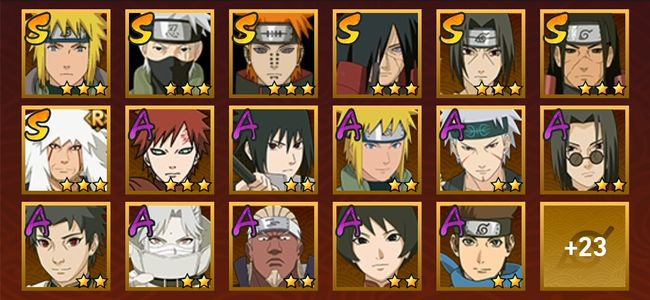 火影忍者V11 8S忍 32A忍 130忍 1129S碎片 13通灵 300W战力 上忍