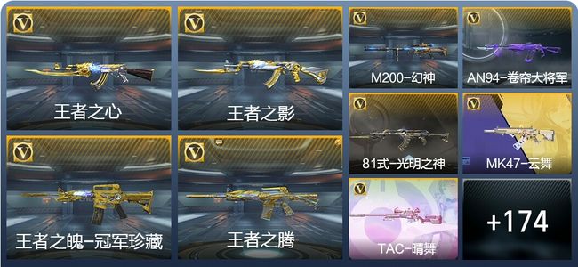 穿越火线：枪战王者V7 18王者武器 183英雄武器 6英雄角色 355万化 专家