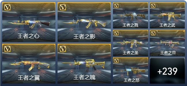 穿越火线：枪战王者V9 41王者武器 267英雄武器 18英雄角色 414万化 大师