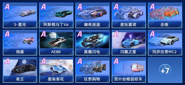 QQ飞车手游V5 15永久A车 21永久赛车 14宠物 女号 铂金