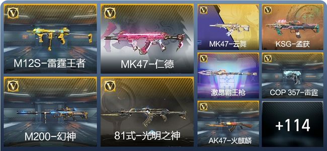 穿越火线：枪战王者V4 2王者武器 137英雄武器 4英雄角色 225万化 枪王SS