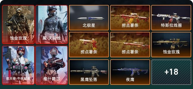 三角洲行动总资产119.7M 7干员外观 1传说近战 25传说枪械 钻石