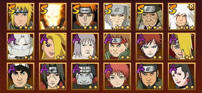 火影忍者V5 6S忍 12A忍 76忍 846S碎片 13通灵 400W战力 中忍