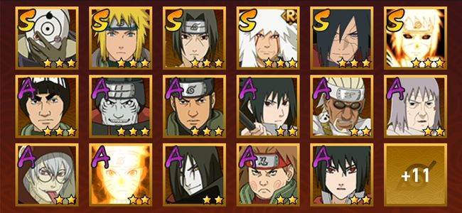 火影忍者V5 6S忍 22A忍 96忍 748S碎片 13通灵 400W战力 暗部