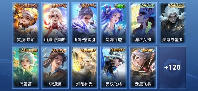 王者荣耀V7 14传说 36史诗 132皮肤 至圣王者