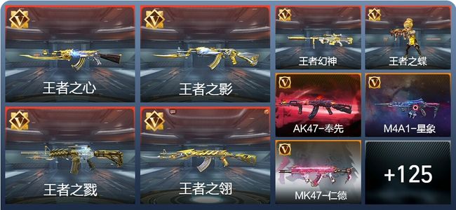 穿越火线：枪战王者V8 21王者 236英雄武器 枪皇