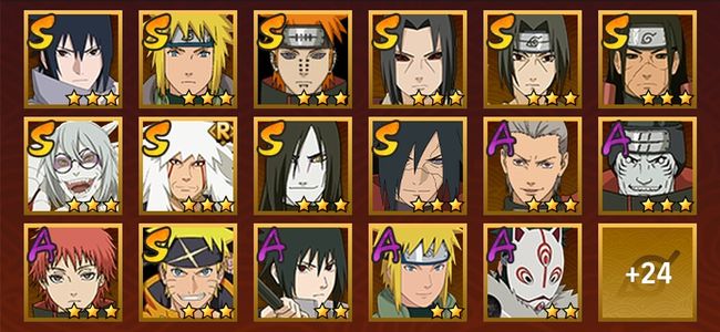 火影忍者V9 11S忍 30A忍 167忍 1780S碎片 14通灵 500W战力 暗部