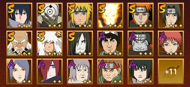 火影忍者V10 10S忍 18A忍 103忍 1410S碎片 15通灵 400W战力 下忍