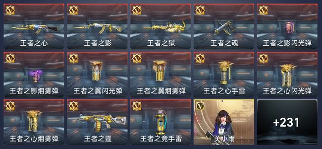 穿越火线：枪战王者V7 13王者 242英雄武器 5英雄角色 469万化 精英