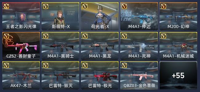穿越火线：枪战王者1王者 67英雄武器 2英雄角色 60万化 新锐