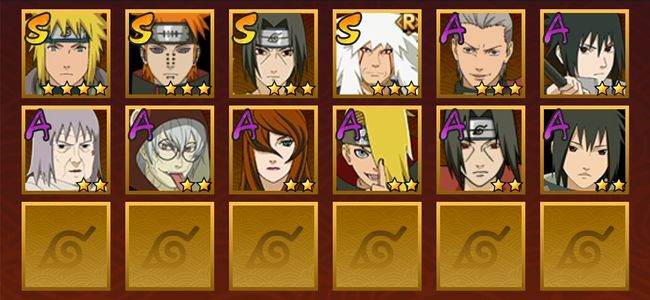 火影忍者V1 4S忍 8A忍 67忍 933S碎片 11通灵 300W战力 见习