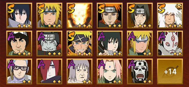 火影忍者V8 7S忍 24A忍 113忍 1004S碎片 14通灵 500W战力 中忍