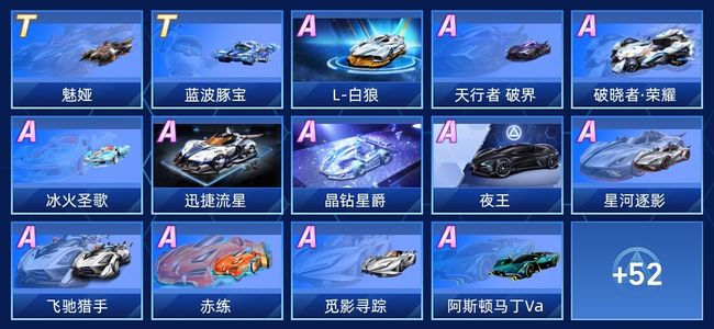 QQ飞车手游V5 2永久T车 32永久A车 66永久赛车 30宠物 男号 车神