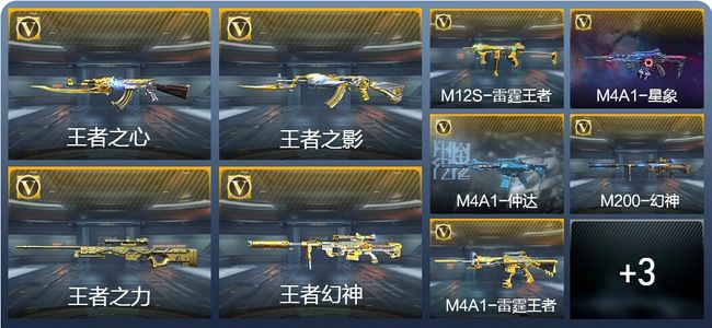 穿越火线：枪战王者V8 22王者武器 202英雄武器 37英雄角色 366万化 新锐