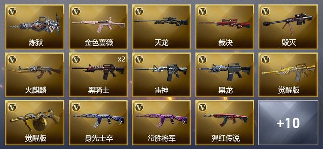 穿越火线（CF）22V武器 7皮肤 可排位 枪王