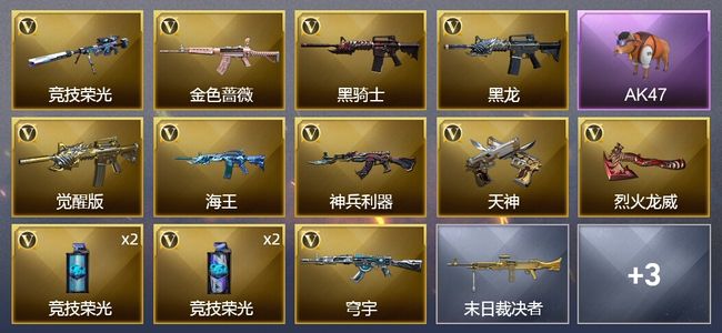 穿越火线（CF）14V武器 3皮肤 可排位