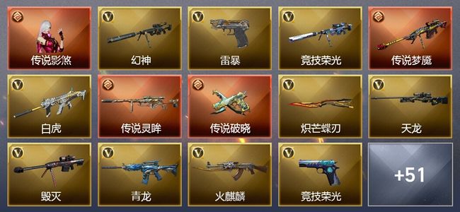 穿越火线（CF）1传说角色 4传说武器 2王者武器 1炫金武器 77V武器 5V角色 11皮肤 可排位 大师