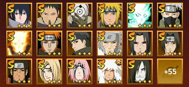 火影忍者V10 23S忍 49A忍 205忍 2725S碎片 19通灵 1000W战力 前500名 中忍