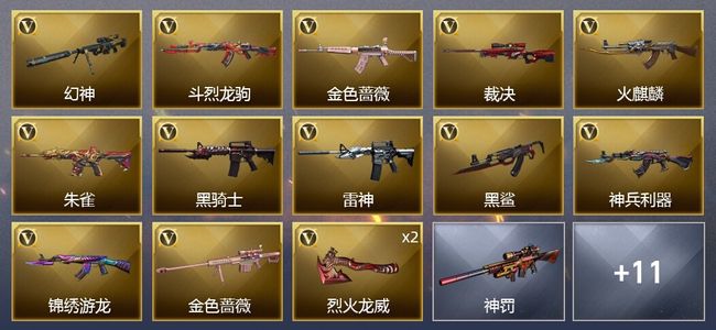 穿越火线（CF）15V武器 1V角色 7皮肤 可排位 新锐
