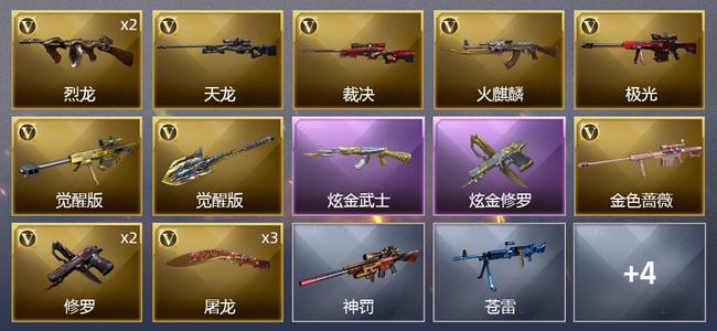 穿越火线（CF）2炫金武器 14V武器 2V角色 1皮肤 可排位 新锐