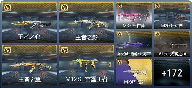 穿越火线：枪战王者11王者武器 181英雄武器 5英雄角色 331万化 专家S