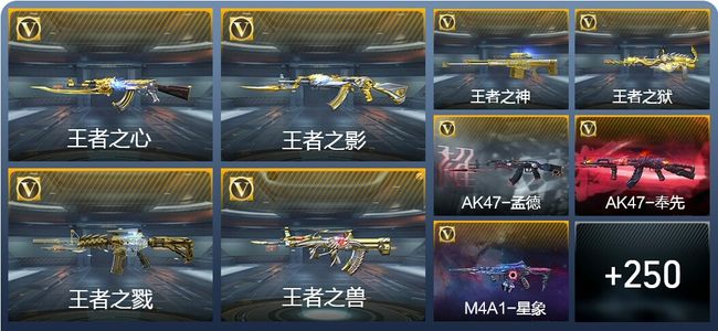 穿越火线：枪战王者V8 28王者武器 259英雄武器 7英雄角色 573万化 专家S