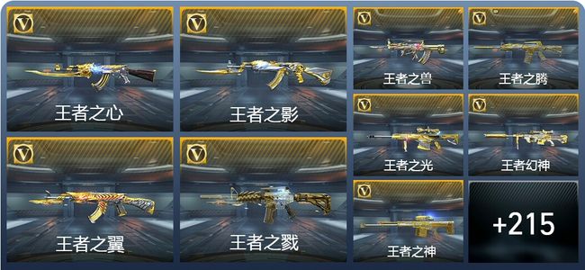 穿越火线：枪战王者V9 42王者武器 224英雄武器 9英雄角色 425万化 枪圣