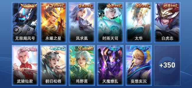王者荣耀V10 1典藏 29传说 107史诗 361皮肤 124英雄 无双王者