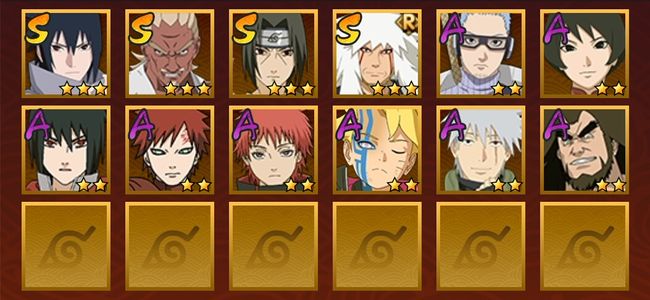 火影忍者V6 4S忍 8A忍 61忍 618S碎片 17通灵 300W战力 上忍