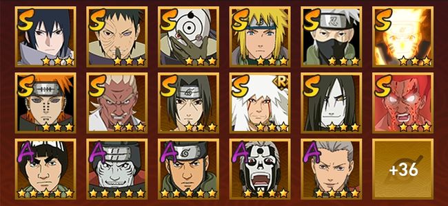 火影忍者V7 16S忍 37A忍 175忍 2270S碎片 18通灵 1000W战力 前500名 上忍