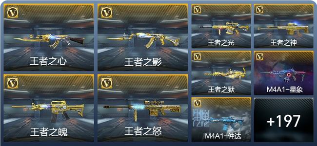 穿越火线：枪战王者15王者武器 206英雄武器 12英雄角色 542万化 大师
