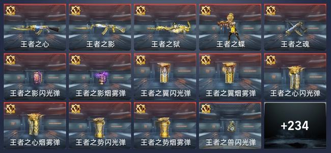 穿越火线：枪战王者V8 23王者 238英雄武器 10英雄角色 348万化 专家S