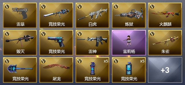 穿越火线（CF）26V武器 2V角色 5皮肤 可排位 枪王