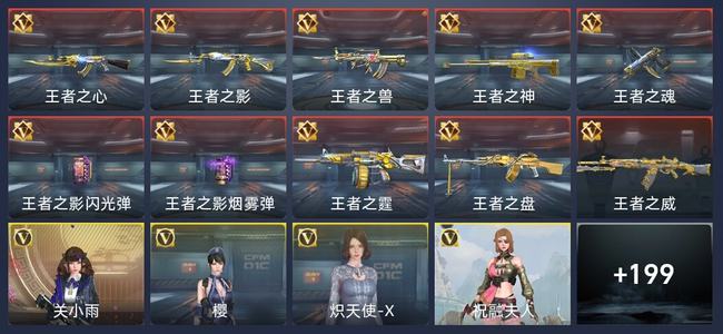 穿越火线：枪战王者V3 10王者 207英雄武器 6英雄角色 346万化 新锐