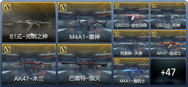 穿越火线：枪战王者V4 3王者武器 56英雄武器 2英雄角色 68万化 枪皇S