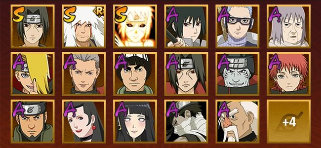 火影忍者V4 4S忍 19A忍 23忍 300W战力