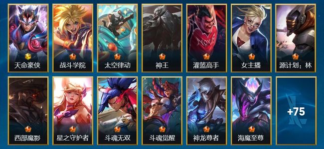 英雄联盟手游（lol手游）102皮肤 94英雄 大师