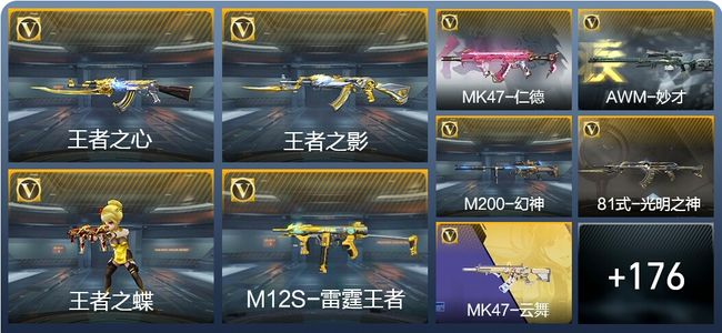 穿越火线：枪战王者14王者武器 185英雄武器 6英雄角色 365万化 专家S